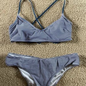 Stripped Bikini Set